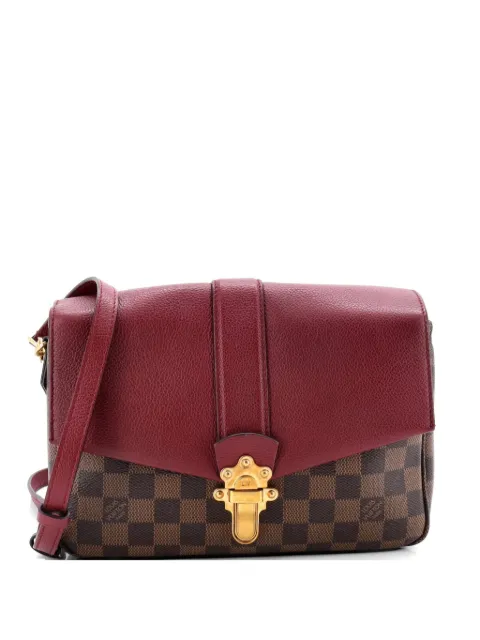 Louis Vuitton Pre-Owned Clapton Handbag Damier and Leather PM crossbody bag Brown UNSHBL9LT0MNDGV3