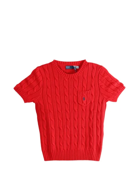 Polo Ralph Lauren cable-knit pocket sweater Red 211971873503