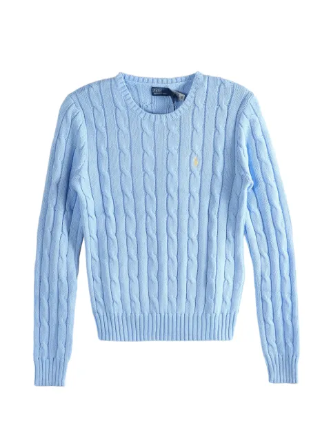Polo Ralph Lauren cable-knit round-neck sweater Blue 211971869512