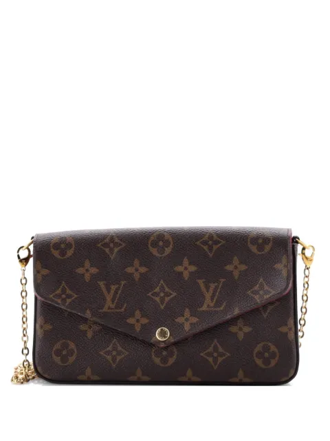Louis Vuitton Pre-Owned Felicie Pochette Monogram Canvas crossbody bag Brown JX38NY2XFSFBL5ED