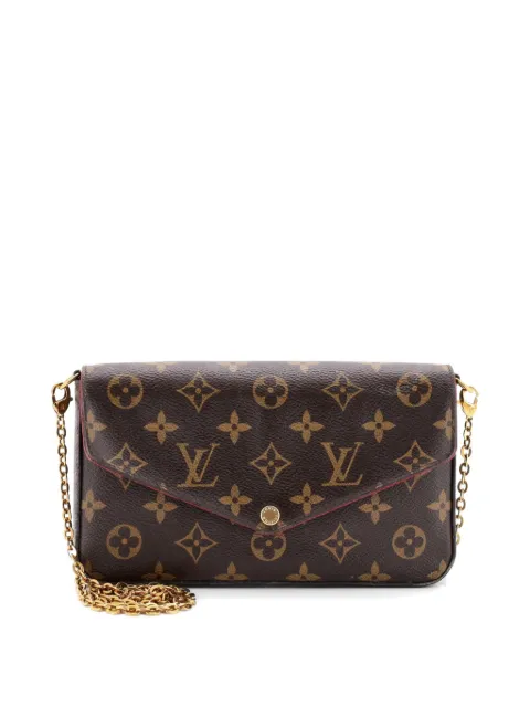 Louis Vuitton Pre-Owned Felicie Pochette Monogram Canvas crossbody bag Brown A6O0VF711SU52ZTV