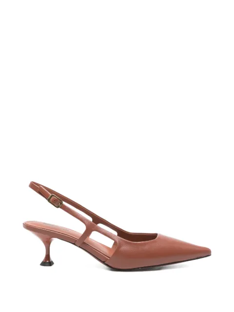 Lola Cruz Rhina pointed-toe pumps Brown 015Z14BK