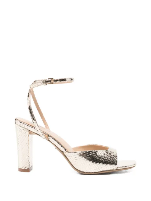 Lola Cruz Delila leather sandals Gold 240Z51BK