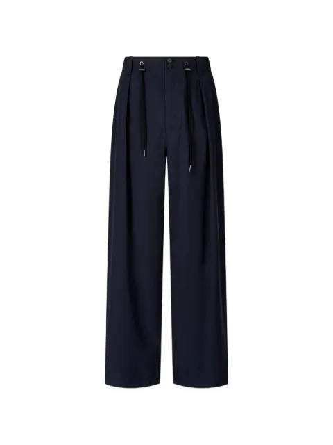 TOMBOY pleated drawstring trousers Blue 9156231191