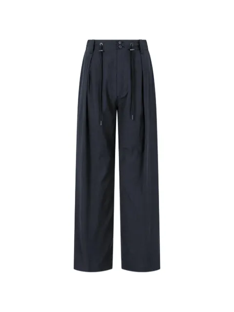 TOMBOY drawstring pleated trousers Black 9156231191