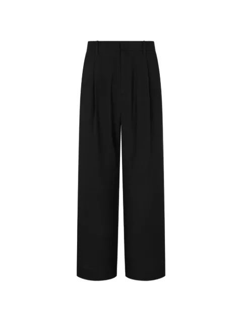 TOMBOY pleated basic trousers Black 9156231182