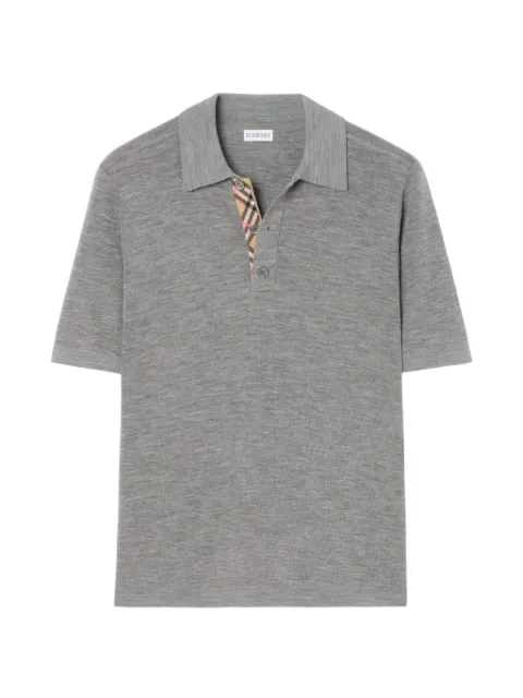 Burberry wool polo shirt Grey 8126666
