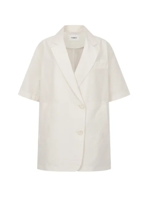 TOMBOY short-sleeve oversized jacket White 9106212088