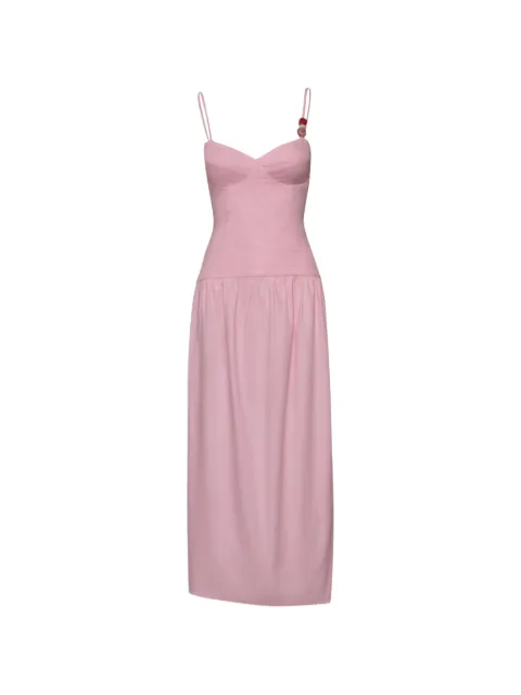 Baobab Simona sweetheart maxi dress Pink 6121066