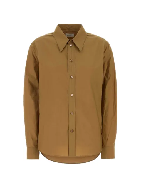LEMAIRE pointed collar shirt in washed cotton silk Neutrals SH1182LF1500