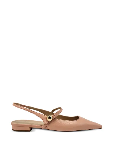 Madison Maison binta pointed leather slingback pumps Pink BINTA