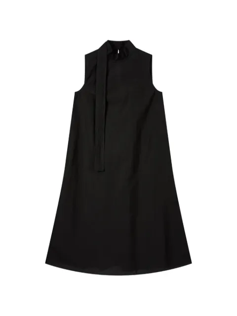 TOMBOY sleeveless A-line cotton dress Black 9106241208