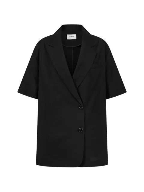 TOMBOY short-sleeve oversized jacket Black 9106212088