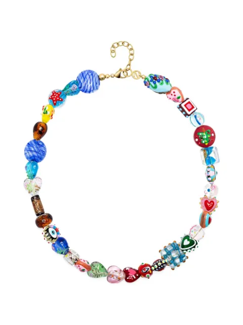 Nialaya Jewelry beaded necklace Blue MNEC455