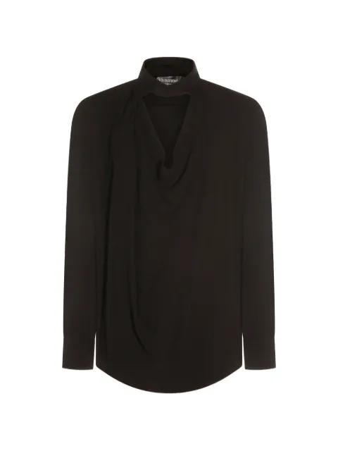 Vivienne Westwood cowl-neck blouse Black 2401004GW01EMN405