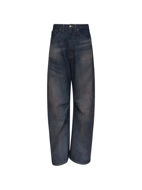 MM6 Maison Margiela faded wide-leg jeans Blue S62LB0218M30055