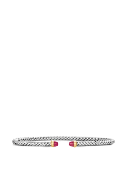 David Yurman micro Cable Flex® bracelet Silver B18857S4BRU