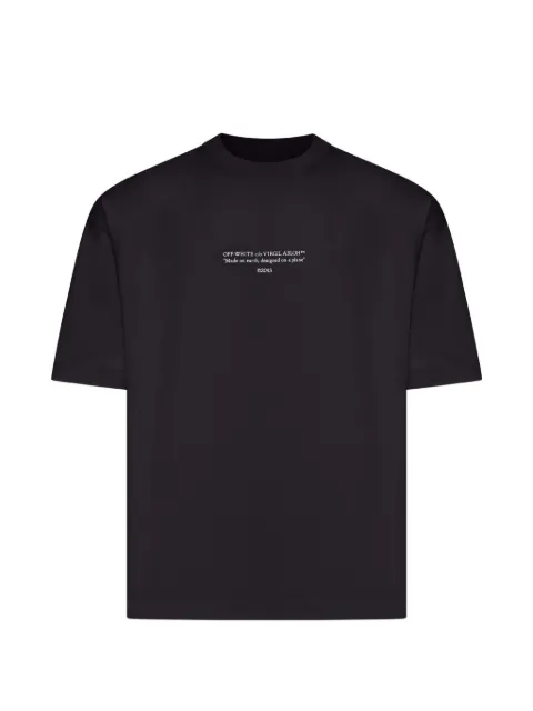 Off-White logo-print T-shirt Black 44MAA120S26J007001