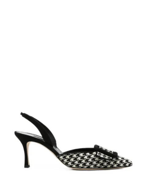 Manolo Blahnik Mayslibi pointed-toe pumps White 3263192