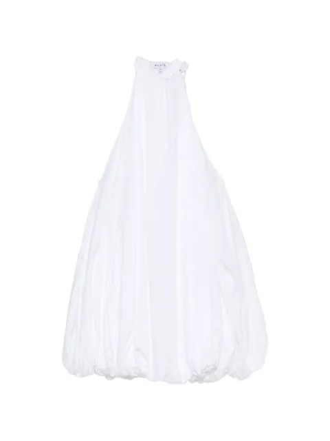 Alaïa balloon poplin dress White AA9R3152T611D