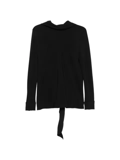The Row Evo long-sleeve blouse Black 11125W5082