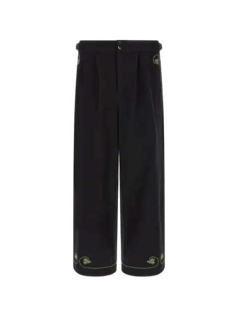 BODE button-fastening trousers Black MRS26BT001