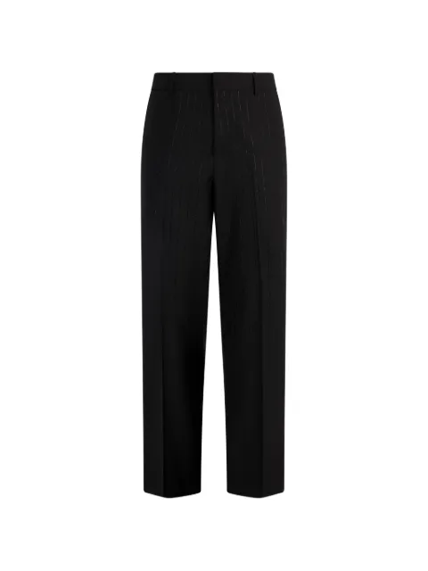 Philipp Plein loose fit trousers degrade stones Black PAFCMRT1644PTE022N