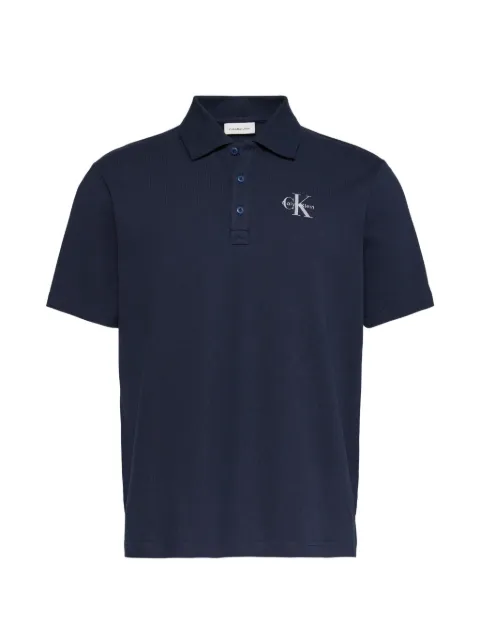 Calvin Klein logo polo shirt Blue LV04RF209GCEF