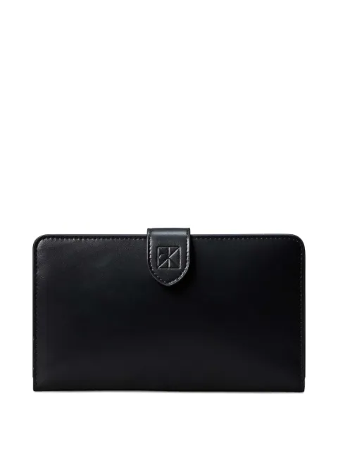 Calvin Klein leather passport wallet Black LV04F1108GUB1