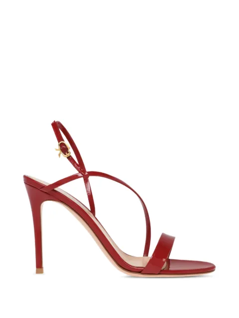 Gianvito Rossi Manhattan ankle-strap sandals Red G3276995RICNUI