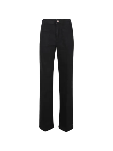 Victoria Beckham Alina logo-patch jeans Black 1226DJE007252J