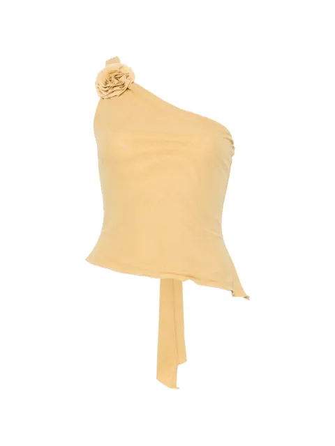 Posse Cynthia flower-appliqué top Yellow PS2171RTN