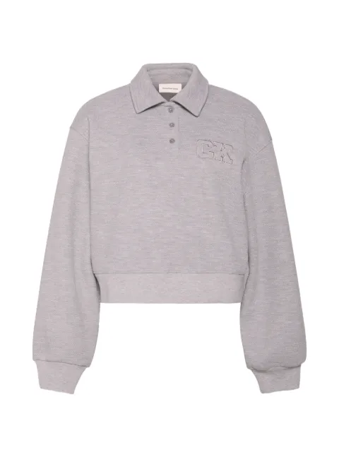 Calvin Klein buttoned logo-detail polo shirt Grey LV047F237GP79