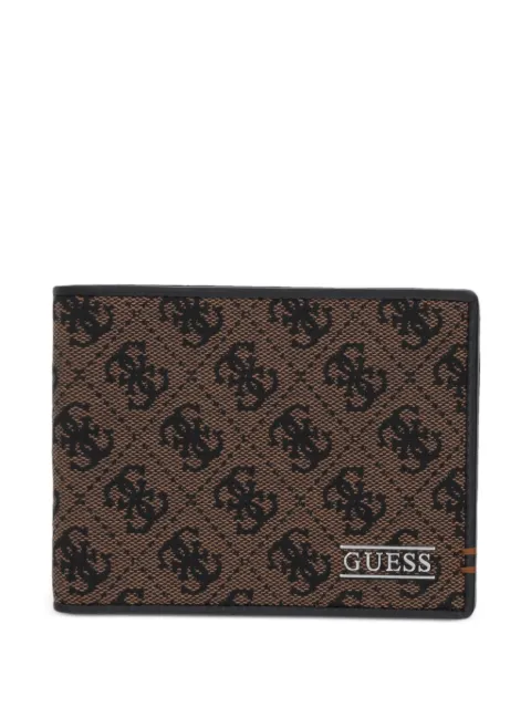 GUESS USA Boston monogram wallet Brown SMBOLJLEA20