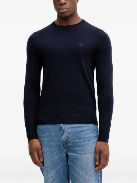 GUESS USA crewneck long-sleeve sweater Blue M5YR26Z0122