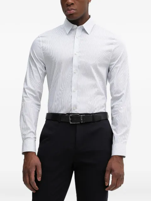 GUESS USA striped buttoned shirt White M6RH62WJ951