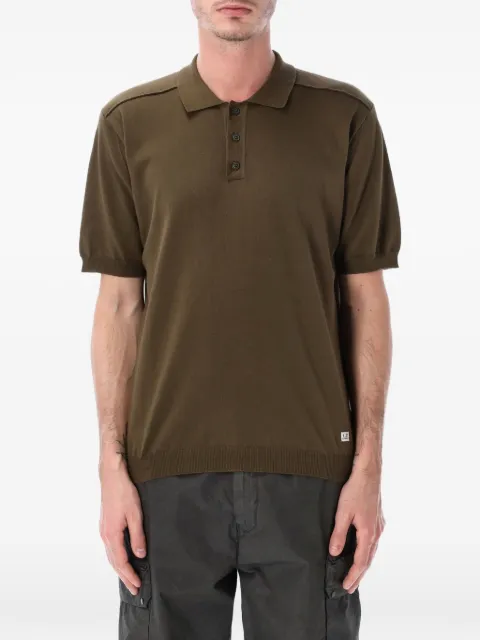 C.P. Company short-sleeved polo shirt Green 20CMKN099A110560A683