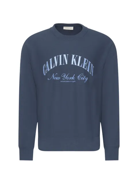Calvin Klein graphic-print sweater Blue LV04RF244GCEC