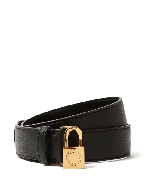 Stella McCartney Ryder Padlock belt Black 7V0144WP0533