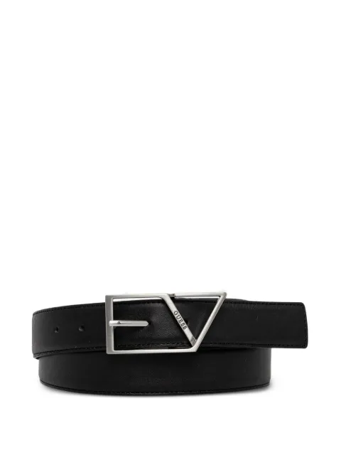 GUESS USA triangle buckle belt Black BM7817P5335