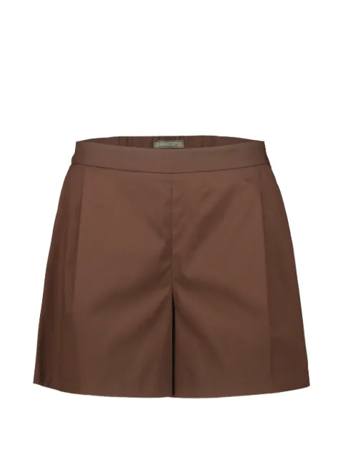 DRHOPE pleated shorts Brown 324510