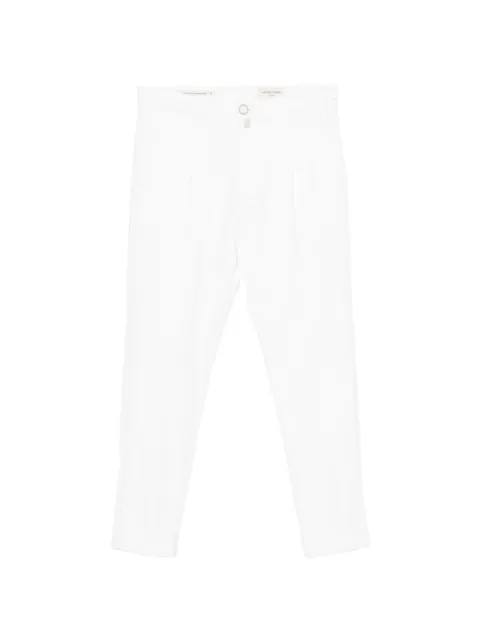Jacob Cohën Henry pressed-crease trousers White JUMP0003001S3848L1
