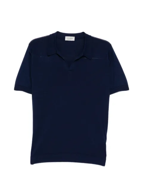 John Smedley Noah skipper collar shirt Blue NOAHSKIPPER