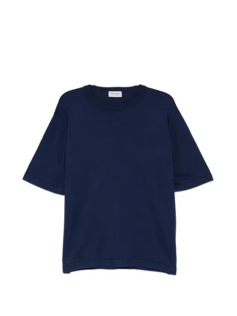 John Smedley Tindall T-shirt Blue TINDALLSS26