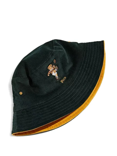 Polo Ralph Lauren bear embroidered bucket hat Green PT0015354