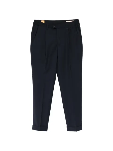 Alpha Industries pleated-design trousers Blue HIND94W2116AMALFI