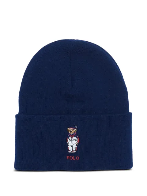 Polo Ralph Lauren 2022 Olympics Polo Bear beanie hat Blue PE0051411