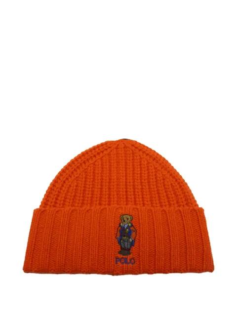 Polo Ralph Lauren Outdoor Polo Bear beanie hat Orange PC0566823
