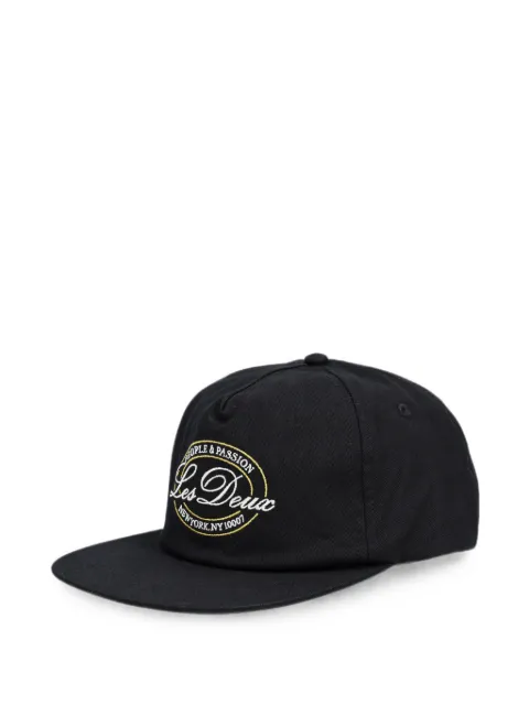 Les Deux Glen logo-embroidered baseball cap Black 1000145