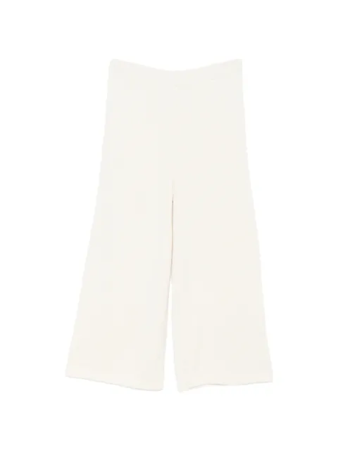 Ma'ry'ya wide-leg cropped trousers Neutrals YSK054
